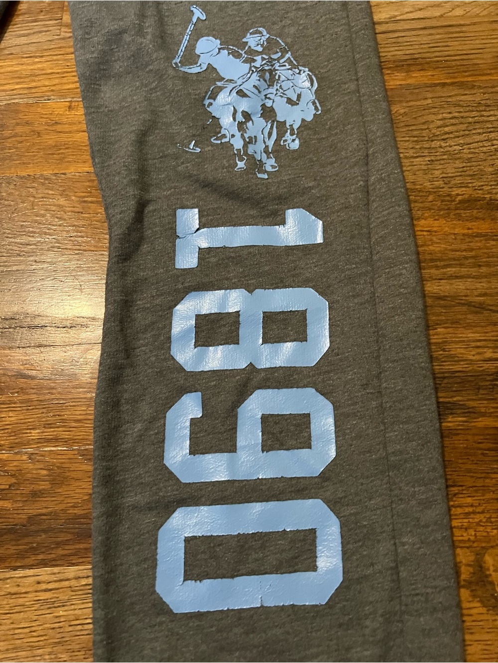 US Polo Assn Jogger Sweats Lightweight Gray Womens Medium - Picture 5 of 11
